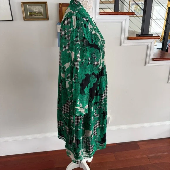 DIANE VON FURSTENBERG Layla Silk Dress Sz 10 - Picture 3 of 5